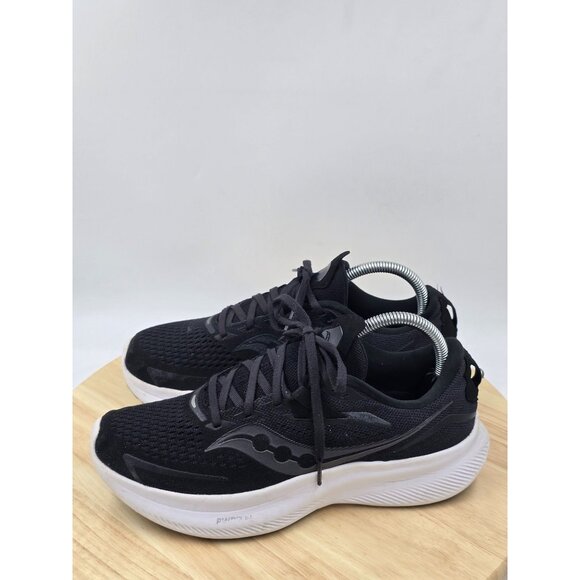 Saucony Ride 15 Black Running Athletic Sneakers Shoes S10729-12 Womens size  8.5 - Picture 2 of 8